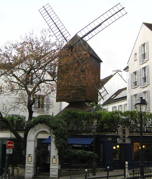 Windmill and restaurant