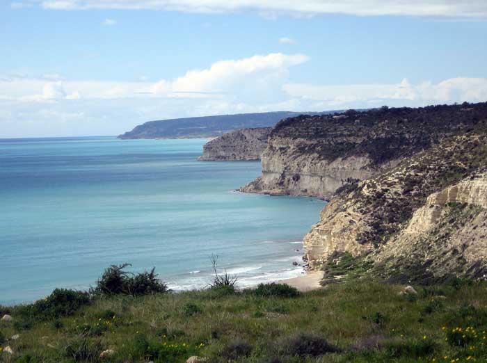 Побережье моря на Кипре
