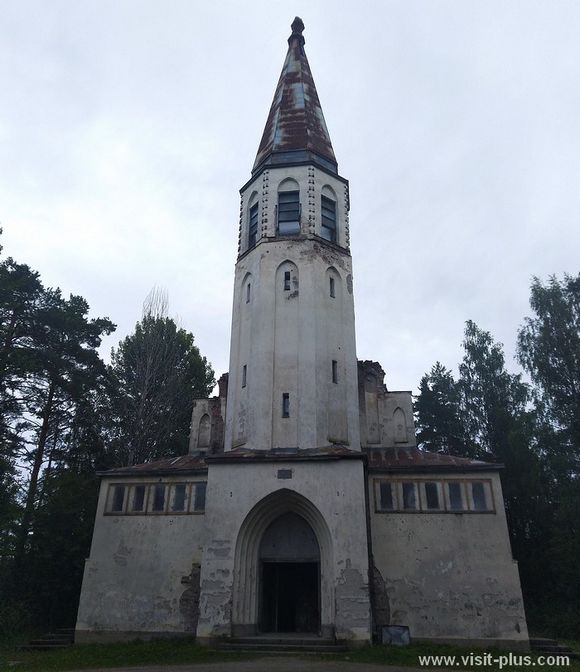 Finnish church in the village of Lumivaara