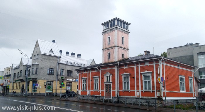 Fire station in Sortavala