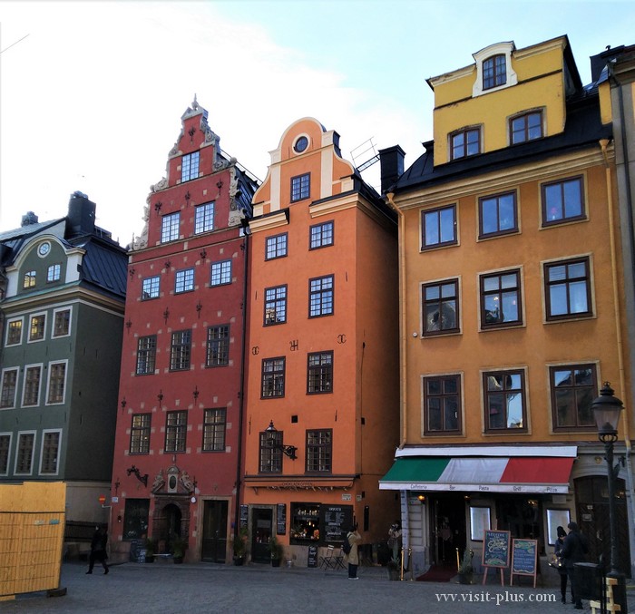 Houses on Stortorget Square