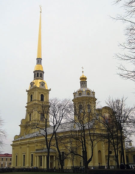 The Peter and Paul Cathedral in Saint Petersburg