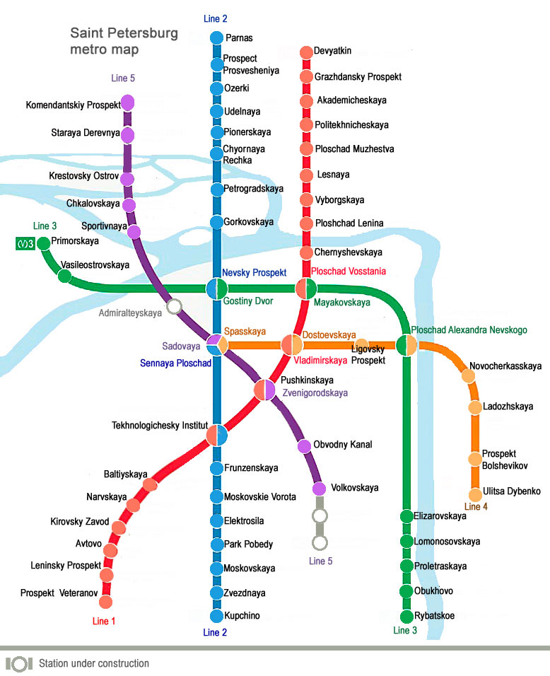 Saint Petersburg Metro Useful Information For Travelers About