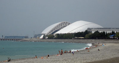 Пляж рядом с Олимпийским парком