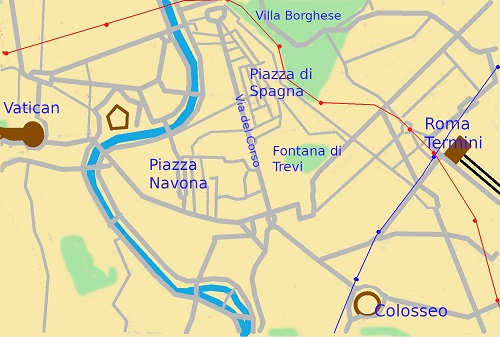 rome map 