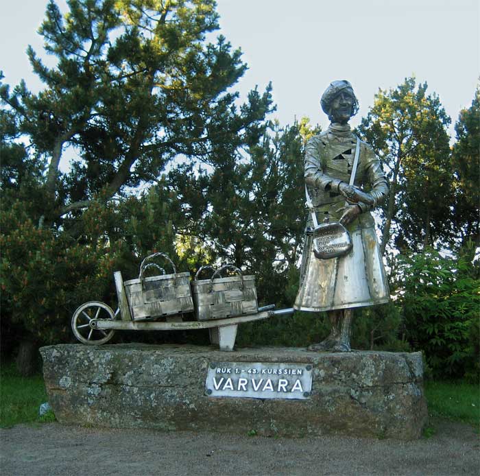 Памятник Варваре в Хамине