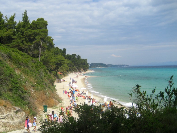 Пляж на полуострове Халкидики