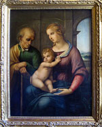 Картина Рафаэля "Святое семейство". Эрмитаж