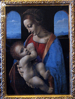 Картина Леонардо да Винчи Мадонна Литта, Эрмитаж