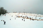 Охта парк горнолыжный склон фотография