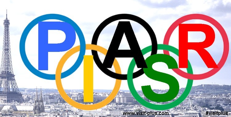 Visit Paris olympic games 2024 logo