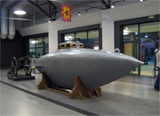 The old, little,  experimental submarine photo