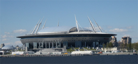 the stadium Saint Petersburg on Krestovsky island